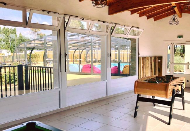 Mobile home à Saint-Hilaire-de-Riez - Mobil home avec piscine chauffée Mobile home à Saint-Hilaire-de-Riez - Mobil home avec piscine chauffée