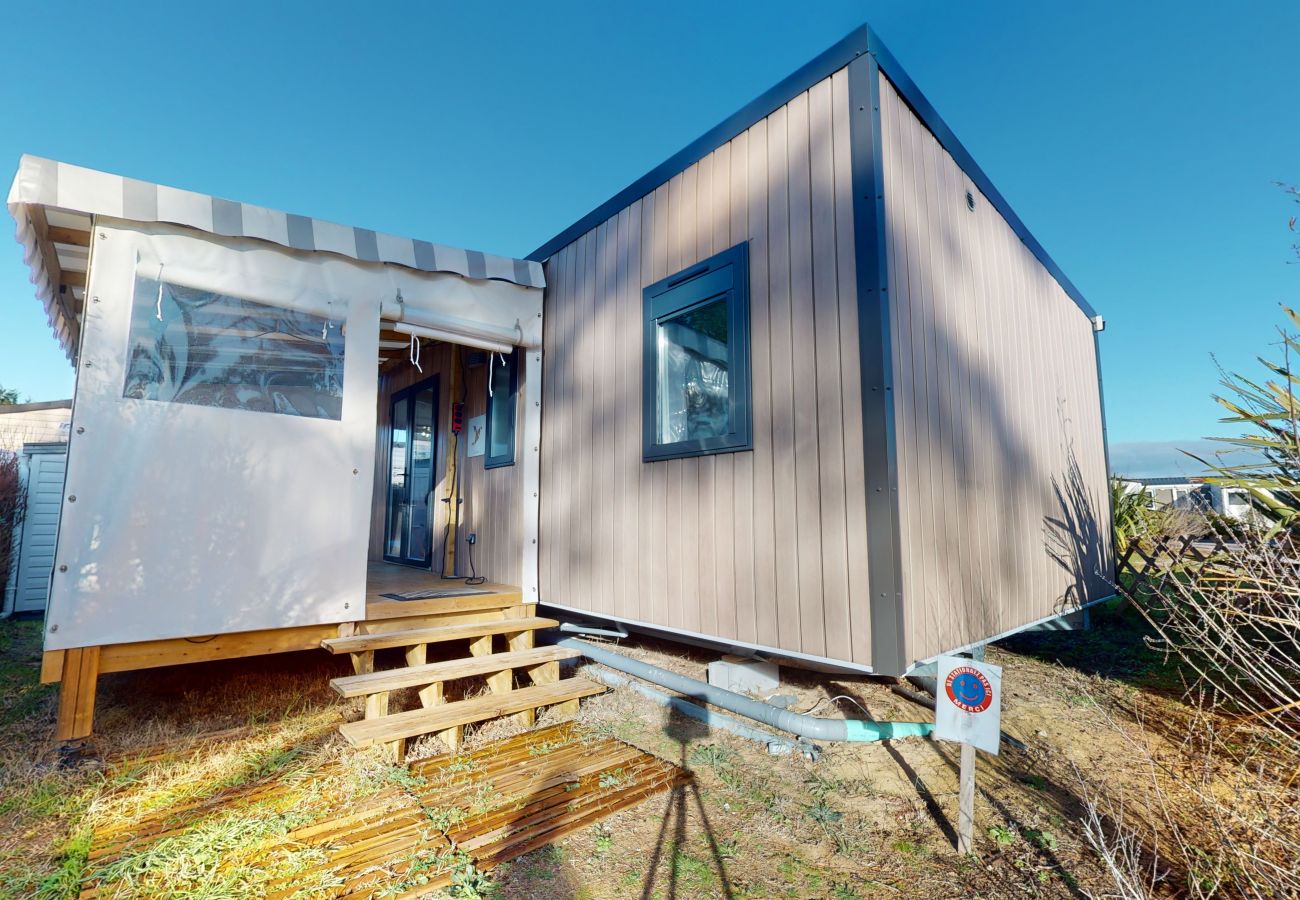 Mobile home à St. Hilaire de Riez - Mobil home avec piscine chauffée