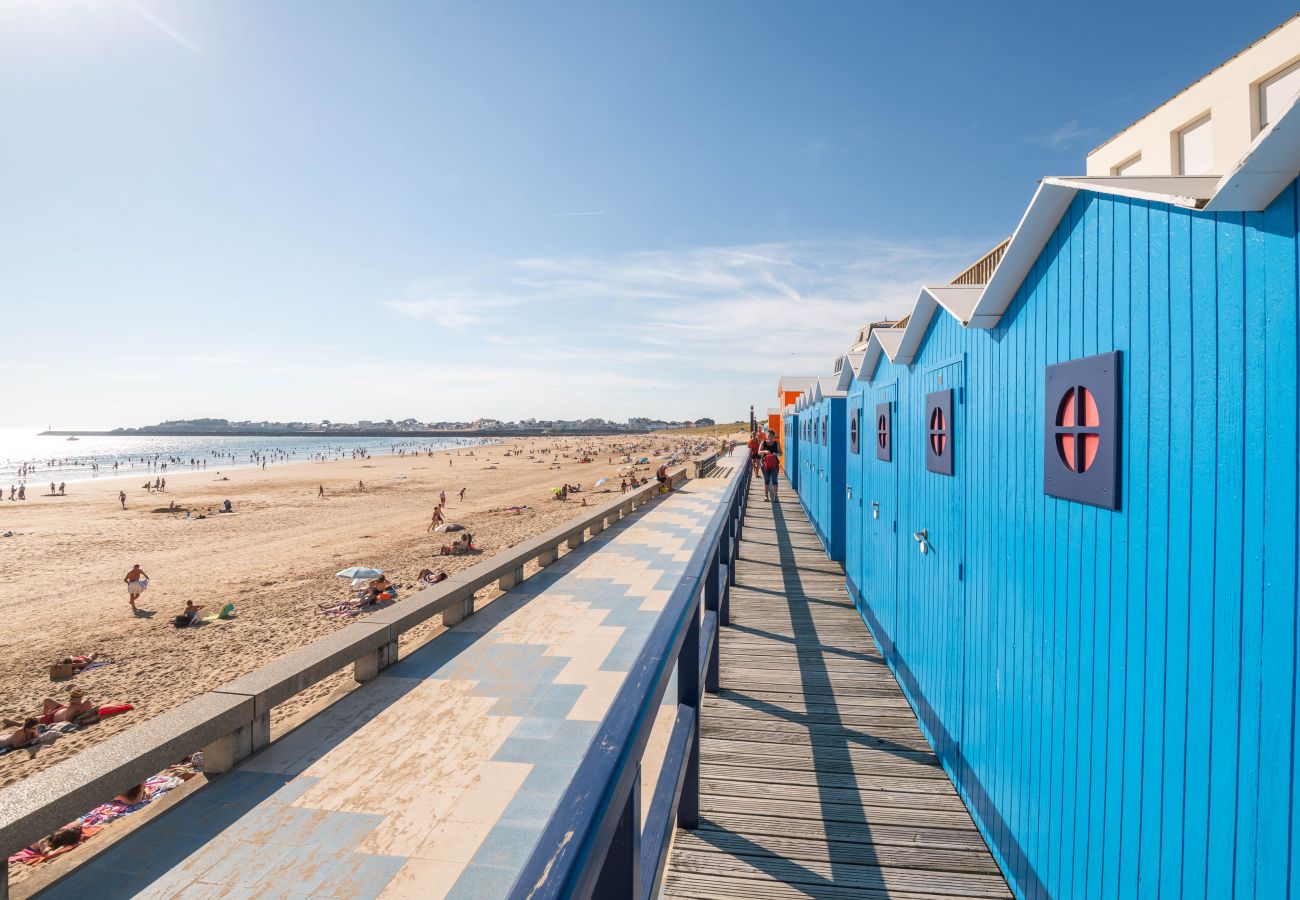 Appartement à Saint-Gilles-Croix-de-Vie - Le Ponton Bleu vue face au Port