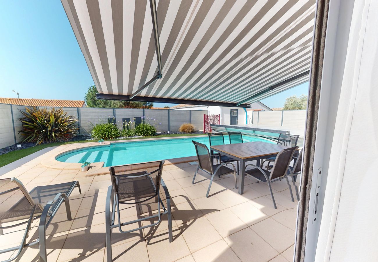 Maison à Saint-Gilles-Croix-de-Vie - Palm'Cornue avec piscine chauffée