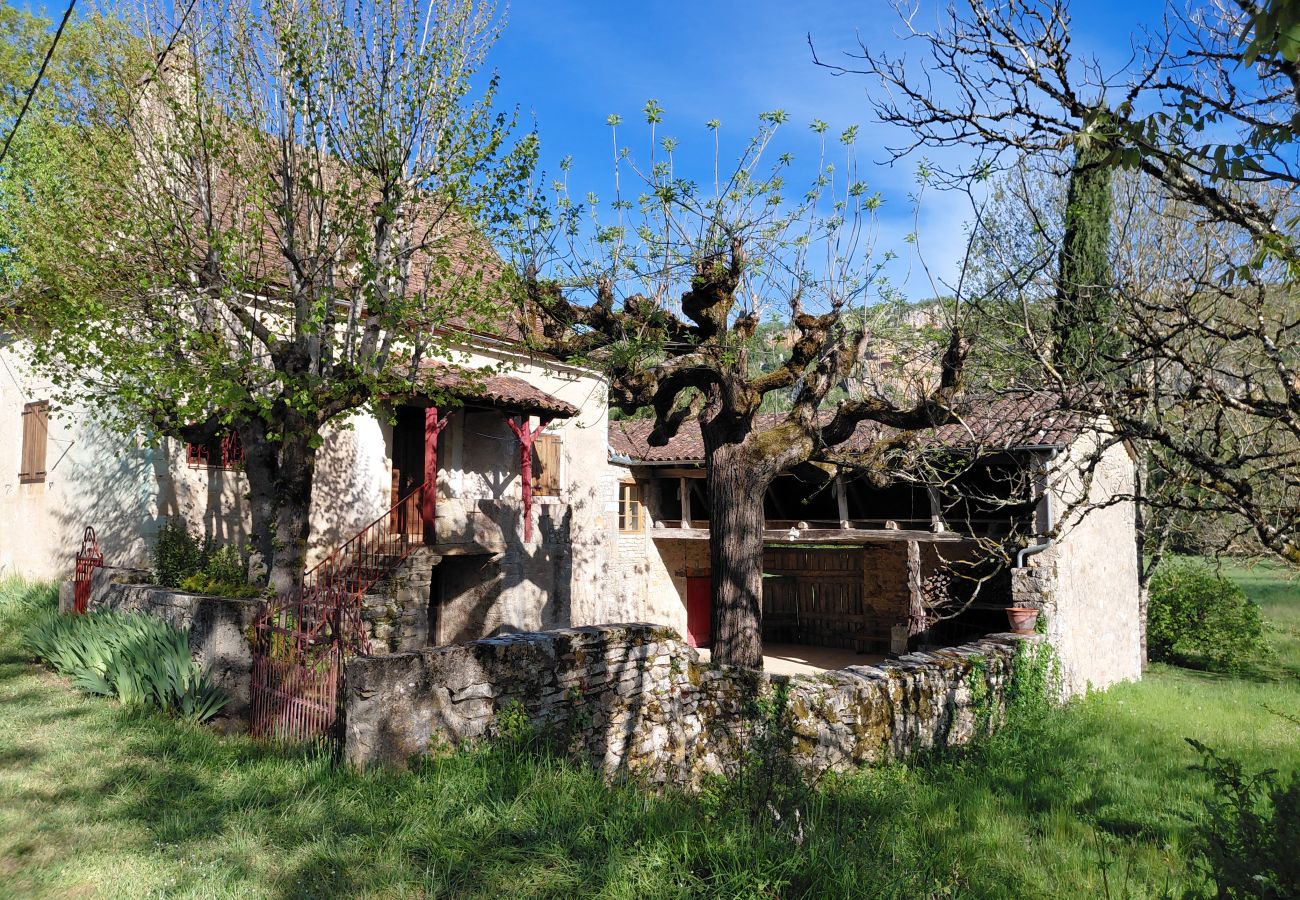 Maison à Cénevières - L'Oustal de la Rivière à 4km de Saint-Cirq-Lapopie