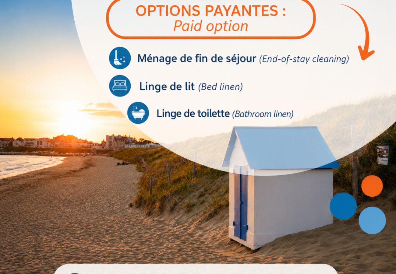 Appartement à Saint-Hilaire-de-Riez - Abri des Galees - A deux pas de la plage