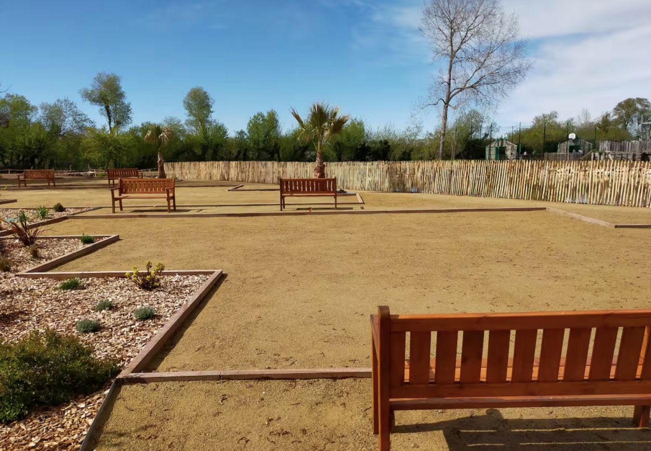 Mobile home à Saint-Hilaire-de-Riez - Cabane de Besse - Clim + Piscines et Wifi