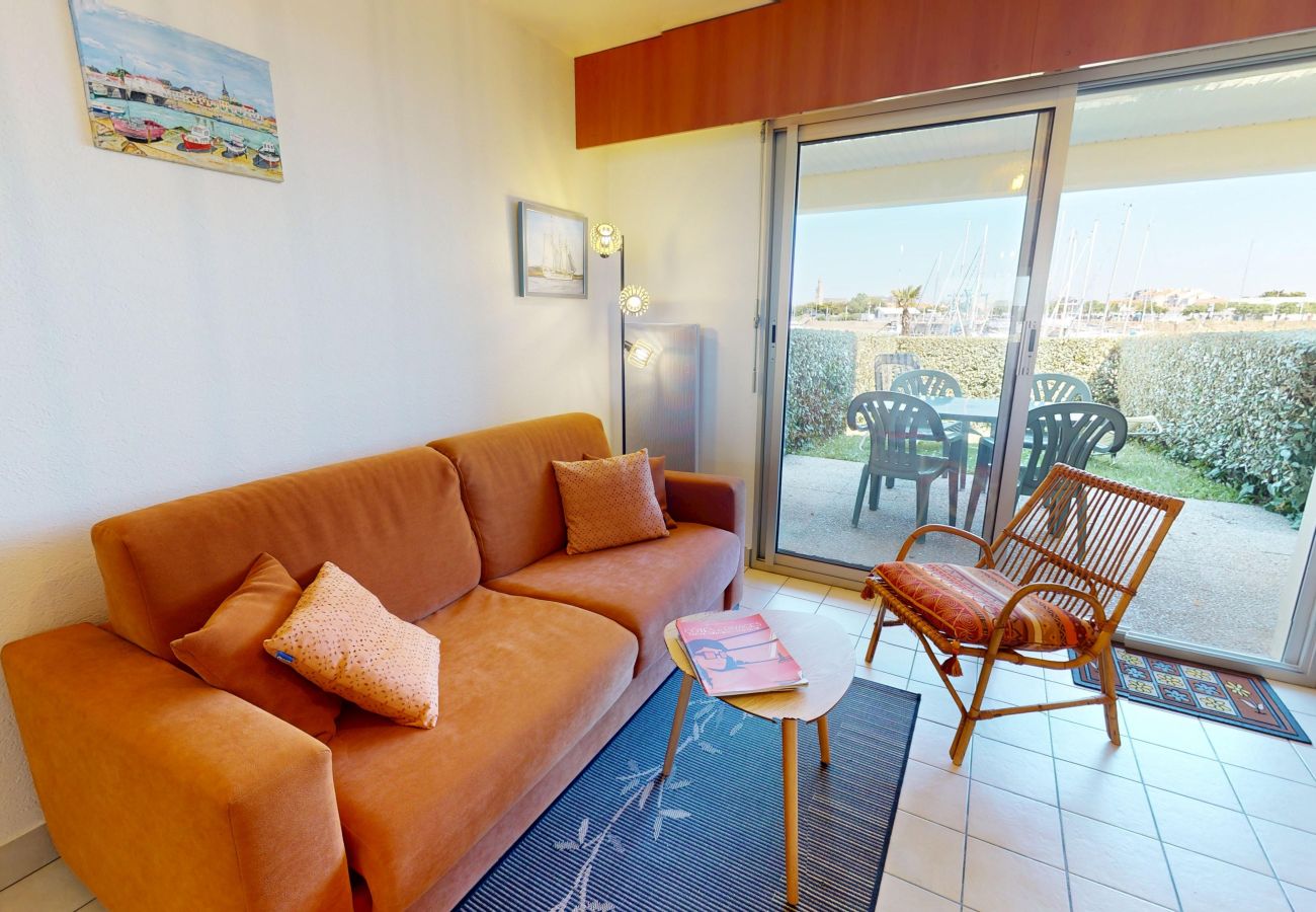 Appartement à Saint-Gilles-Croix-de-Vie - L'Espadon de la Vie - Jardin Face au Port