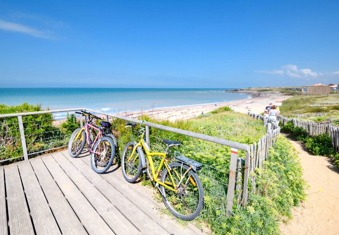 Maison à Bretignolles-sur-Mer - T'y Braz – Maison avec jardin & pétanque, 800m pla