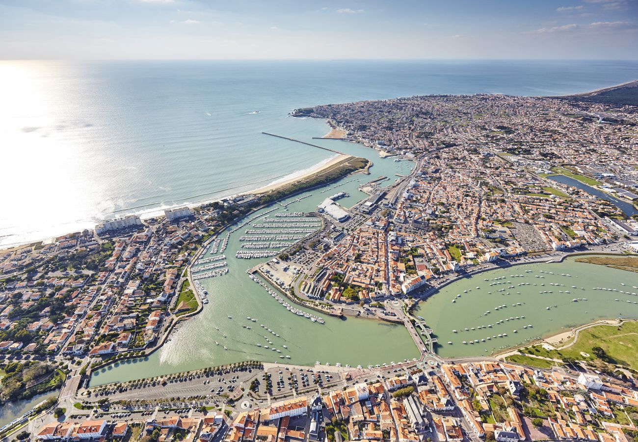 Appartement à Saint-Gilles-Croix-de-Vie - Quai de Plaisance - Vue mer, 100m grande plage